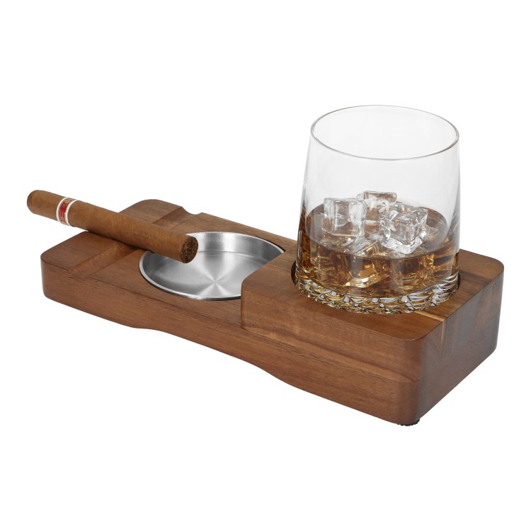 Podstawka na cygaro i szklankę z popielniczką_5.jpg