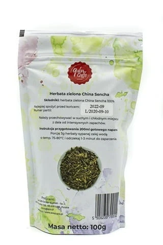 Herbata liściasta zielona China Sencha 100g 2.jpg