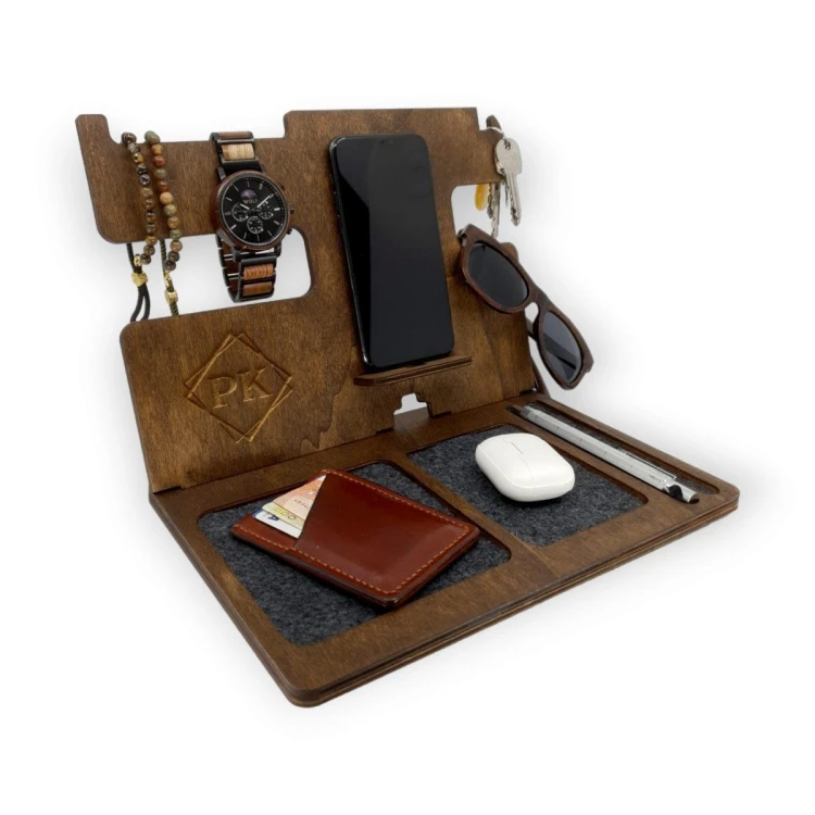 Drewniany organizer na biurko NeatDesk – palisander miniaturka.jpg